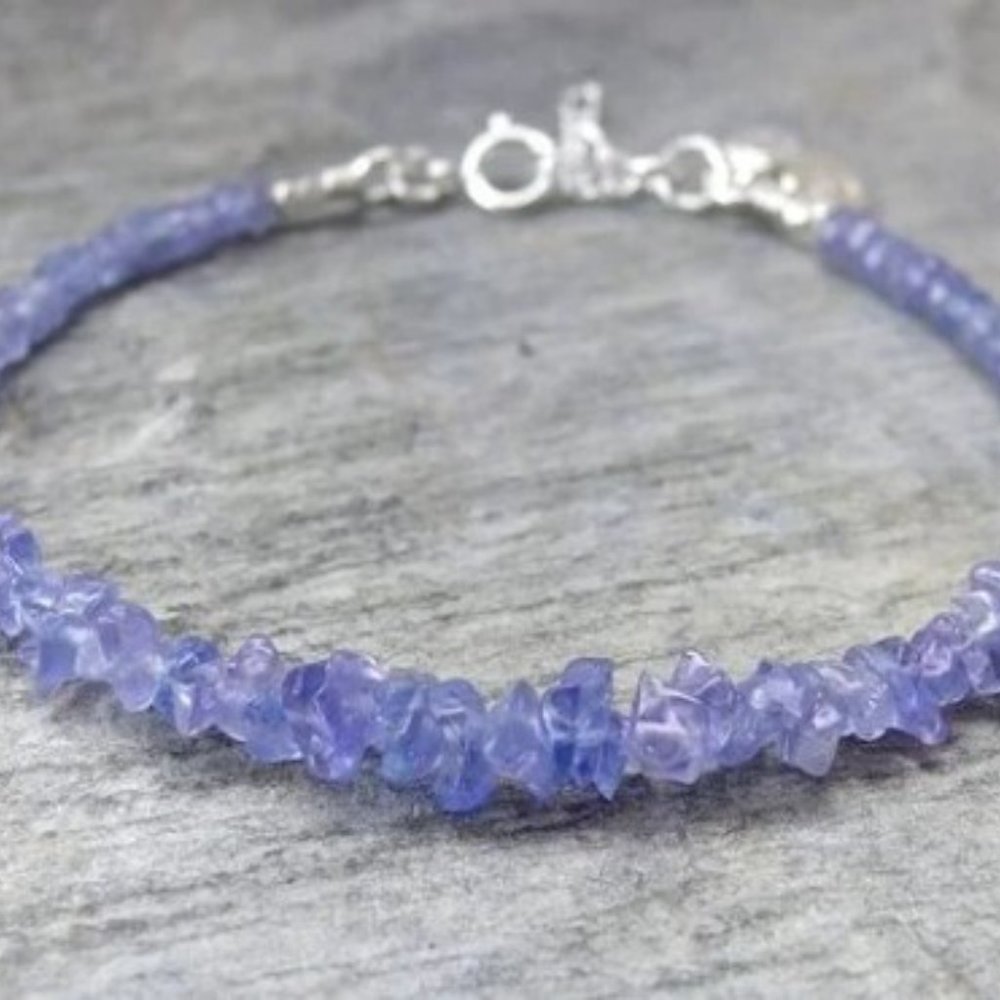 Genuine Tanzanite Bracelet - Picture 3 of 6